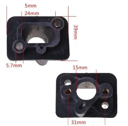 Колектор впускний для AL-KO BC 4535 II, 4535 II-S, фото 1