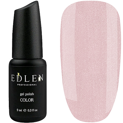 Гель-лак EDLEN Gel Polish Color №23, 9 мл бежево-рожевий із золотистим шиммером, фото 1