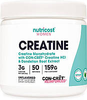 Креатин для женщин Nutricost Creatine Powder for Women 159 g (Unflavored)