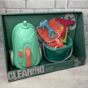 Дитячий стильний іграшковий набір для прибирання 6 придметів Cleaning XG 2-29 Е 3+, фото 1