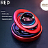 Ароматизатор на сонячних батареях у машину обертові кільця 3D-шар, червоний, фото 2