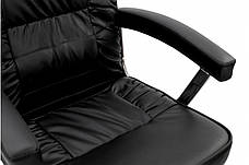 Стілець комп'ютерний Фокус екошкіра Мікс меблі, колір  чорний, фото 3