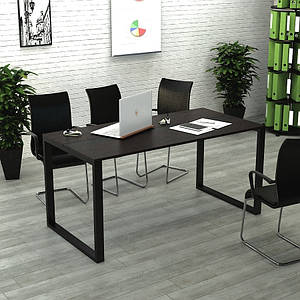 Конференц стіл "Розмова" Дуб Венге (1600x800x765) Дуб Венге Гамма стиль