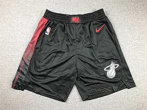 Чорні баскетбольні шорти Маямі Хіт Nike Miami Heat сезон 2023-2024