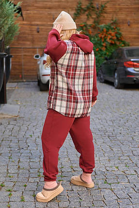 Неймовірний жіночий костюм на флісі, тканина "Трьохнитка" 50, 52, 54, 56, 58, 60 розмір 50, фото 2