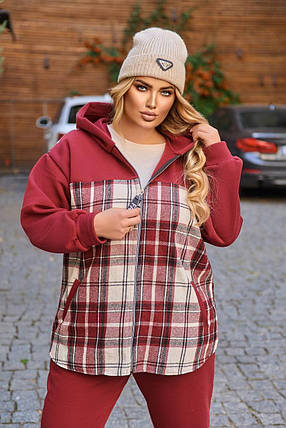 Неймовірний жіночий костюм на флісі, тканина "Трьохнитка" 50, 52, 54, 56, 58, 60 розмір 50, фото 1