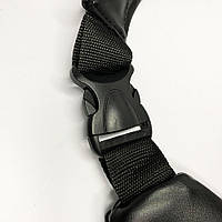 Сумка слинг тактическая крос боди из эко-кожи. Улучшенная. IW-258 Цвет: черный