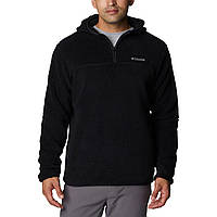 Тактическая флиска. Теплая кофта с капюшоном Columbia Rugged Ridge III Sherpa Pullover Hoodie - Black