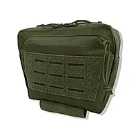 Сумка-напашник Stryker Olive Green,тактический прочный нейлоновый подсумок кордура олива для военных ВСУ