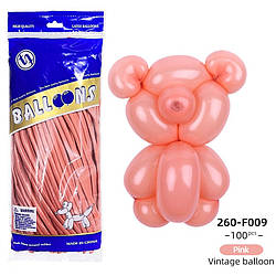 Повітряні латексні кулі ШДМ pink 100 шт.