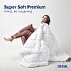 Ковдра Super Soft Premium всесезонна з аналогом лебединого пуху TM IDEIA 140х210 см 8-11779, фото 6