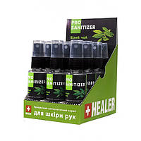 Антисептик для кожи рук HEALER® Pro Sanitizer Белый Чай 35 мл