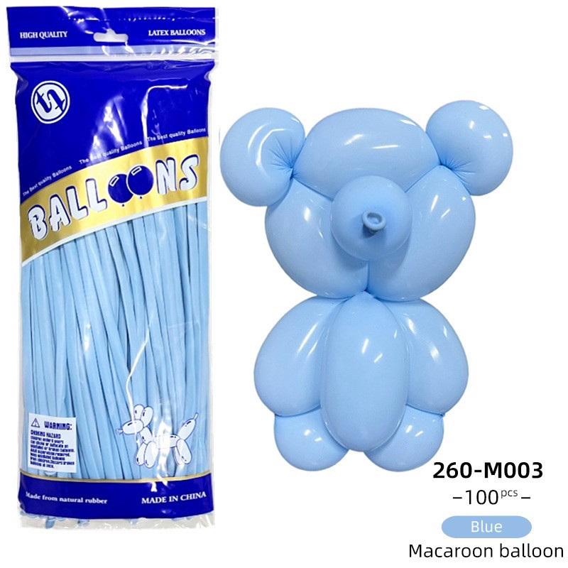 Повітряні латексні кулі ШДМ blue 100 шт.