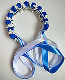 Венок Ободок украинский Вінок Український Віночок український патріотичний Обідок Ободок Вінок Обруч, фото 4