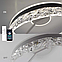 Led люстра до 18  м² кругла білому корпус 90W STELLA З ICE 2R WHITE, фото 4