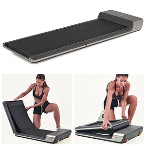 Електрична бігова доріжка Toorx Treadmill WalkingPad with Mirage Display Mineral Grey