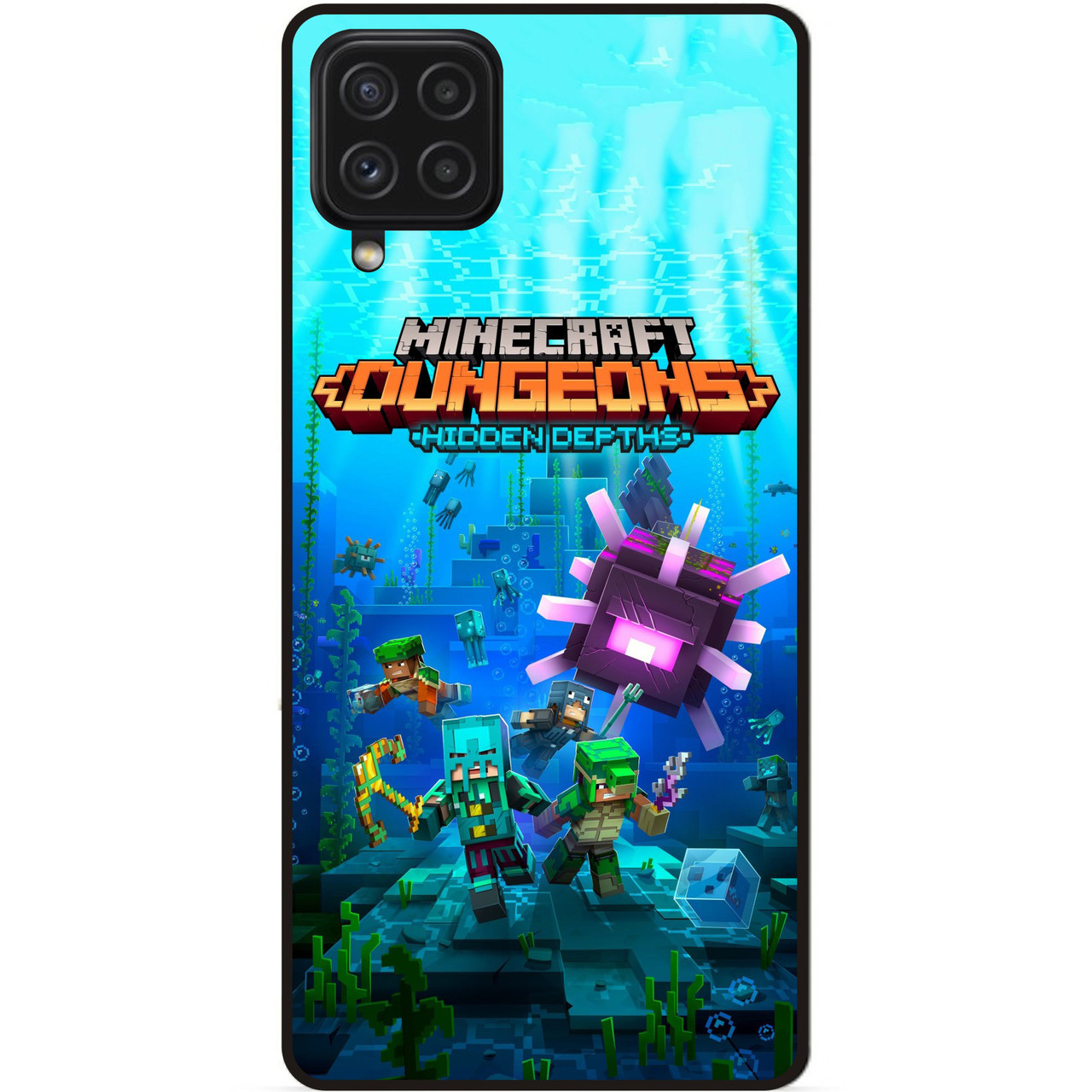 Силіконовий чохол бампер для Samsung A22 з малюнком Майнкрафт Minecraft