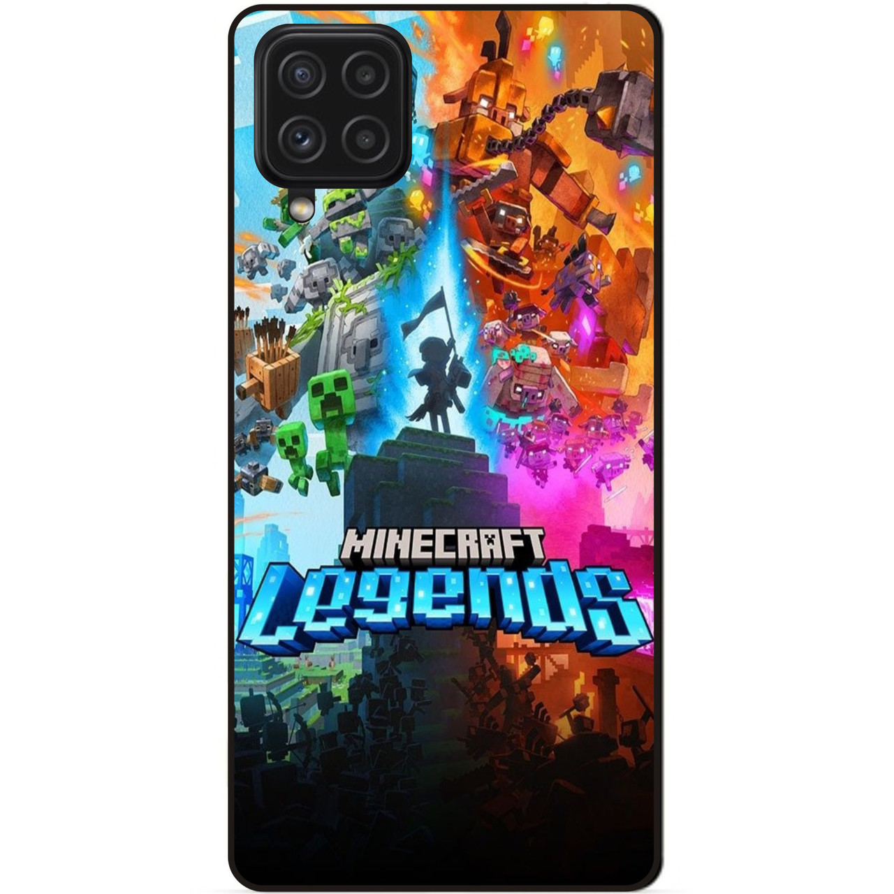Силіконовий чохол бампер для Samsung A22 гра Майнкрафт Minecraft