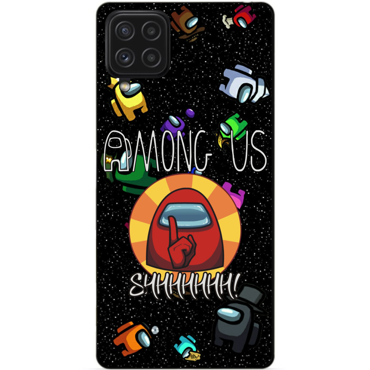 Силіконовий чохол бампер для Samsung A22 з малюнком Among Us Амонг Ас