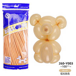 Повітряні латексні кулі ШДМ blush 100 шт.