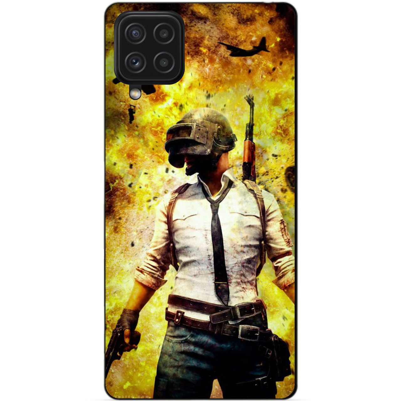 Силіконовий чохол бампер для Samsung A22 з малюнком ПАБГ PUBG