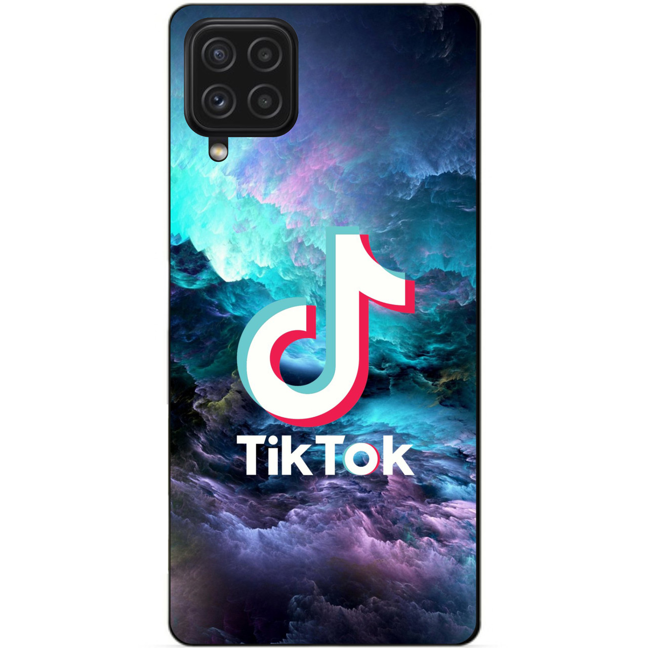 Силіконовий чохол бампер для Samsung A22 з малюнком Tik Tok Тік Ток