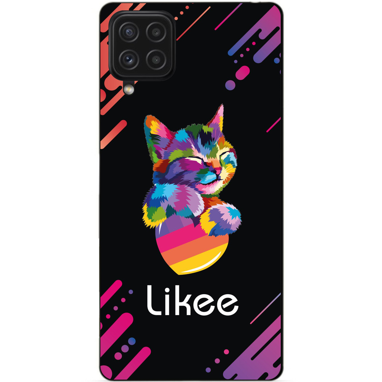 Силіконовий чохол бампер для Samsung A22 з малюнком Likee Лайки