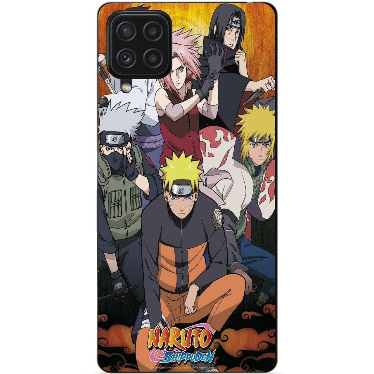 Силіконовий чохол бампер для Samsung A22 з малюнком Naruto Наруто аніме