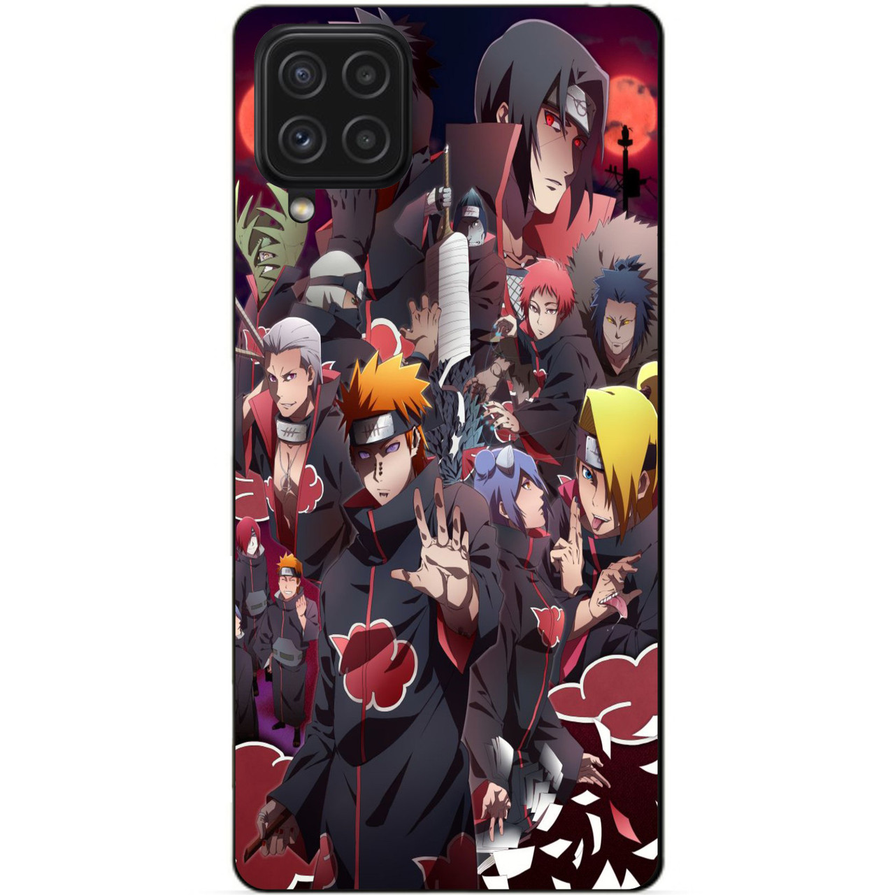 Силіконовий чохол бампер для Samsung A22 з малюнком Наруто Naruto аніме