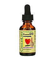 ChildLife Essentials, витамин D3, со вкусом натуральных ягод, 30 мл