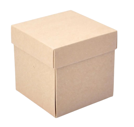 Упаковка для чашки 330 мл з картону з кришкою (крафтовий картон)