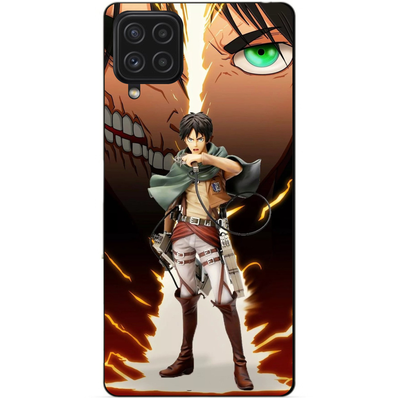 Силіконовий чохол бампер для Samsung A22 з малюнком Атака Титанів Attack on Titan