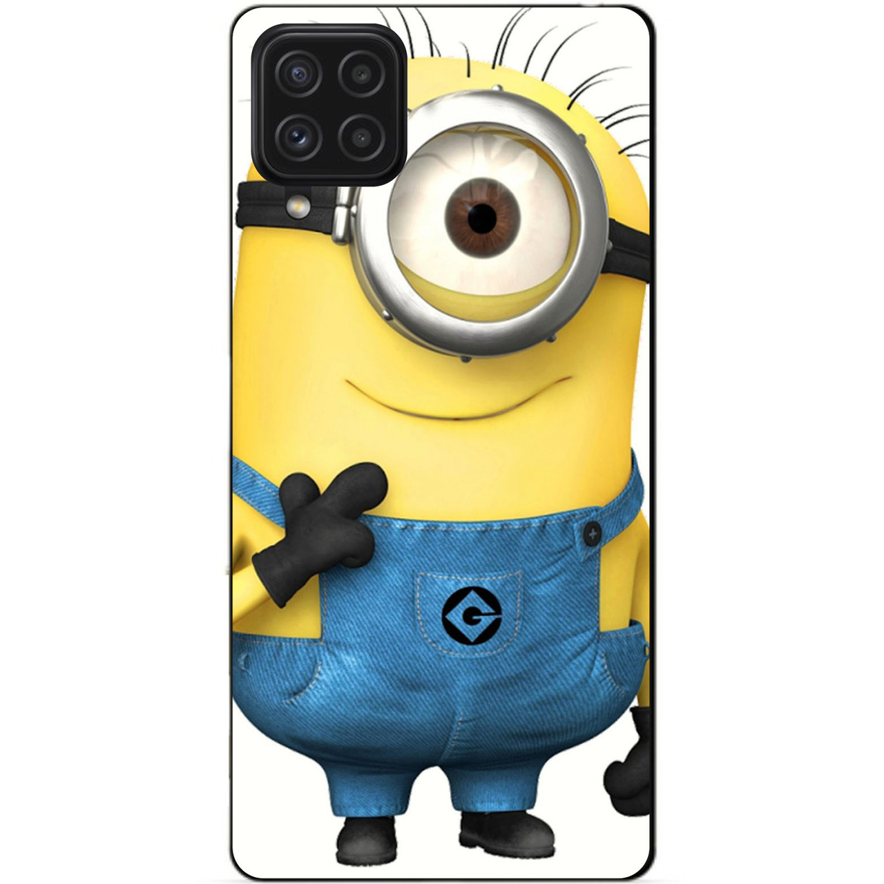 Силіконовий чохол бампер для Samsung A22 з малюнком Міньйон Кевін Minion