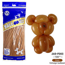 Повітряні латексні кулі ШДМ coco 100 шт.