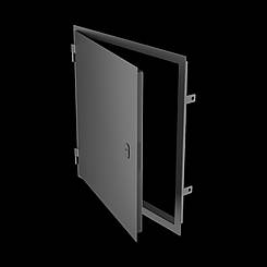 Люк 300х200 мм антивандальний зовнішній стіновий замок внутрішній ревізійний металевий ЛСз-32 технічний