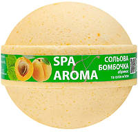 Сольова бомбочка для ванн "Абрикос і масло м'яти" Bioton Cosmetics Spa & Aroma Bath Bomb
