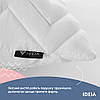 Подушка NORDIC COMFORT+ TM IDEIA 40х60 см з блискавкою білий 8-34693*001, фото 8