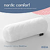 Подушка валик NORDIC COMFORT ТМ IDEIA 15*40 см з повітропроникною вставкою ​​​​​біла 8-34691*001, фото 3