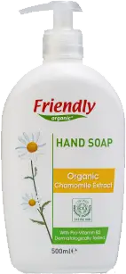 Рідке мило для рук FRIENDLY ORGANIC Екстракт ромашки 500мл, фото 1