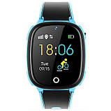 Дитячі смарт-годинник Lemfo HW11 Aqua Plus з камерою і GPS відстеженням (Синій), фото 5