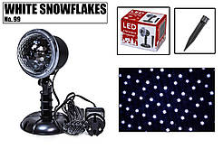 Новорічний вуличний лазерний проектор X-Laser Light (99) XX-FB Snow White