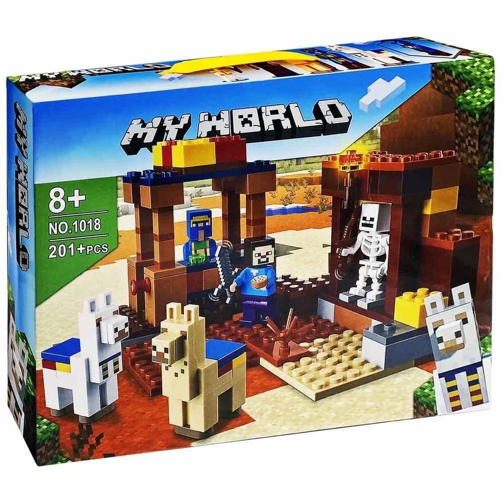 Конструктор Майнкрафт Minecraft 1018 на 201 деталь, фото 1
