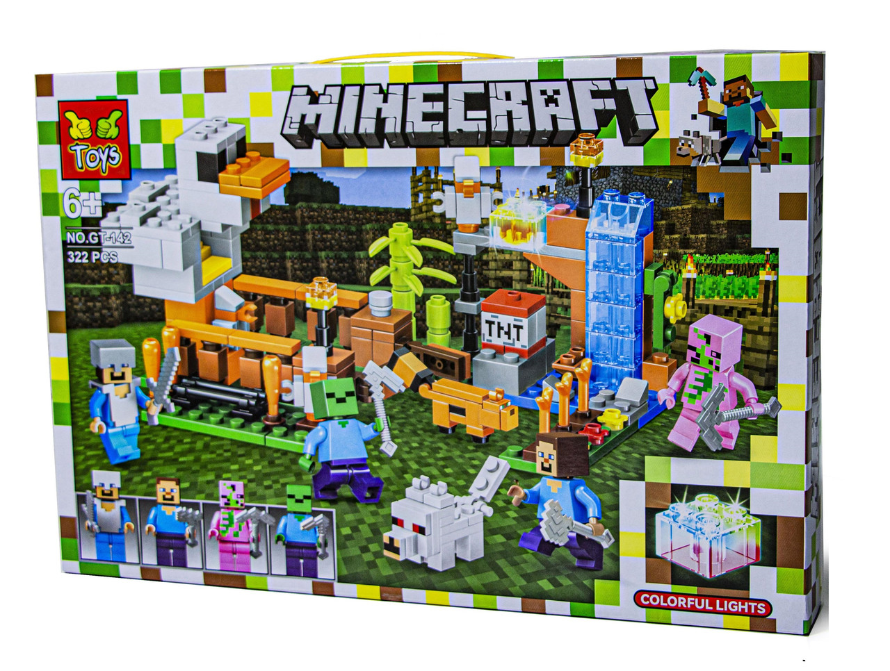 Конструктор Майнкрафт Minecraft Gt-142, 322 деталі