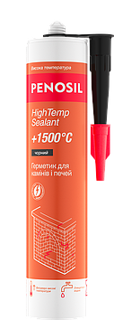 Герметик жаростійкий PENOSIL Premium +1500 °C Sealant чорний 310 мл