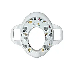 Дитяче сидіння накладка на унітаз KITTY, м'яка з ручками CUCER