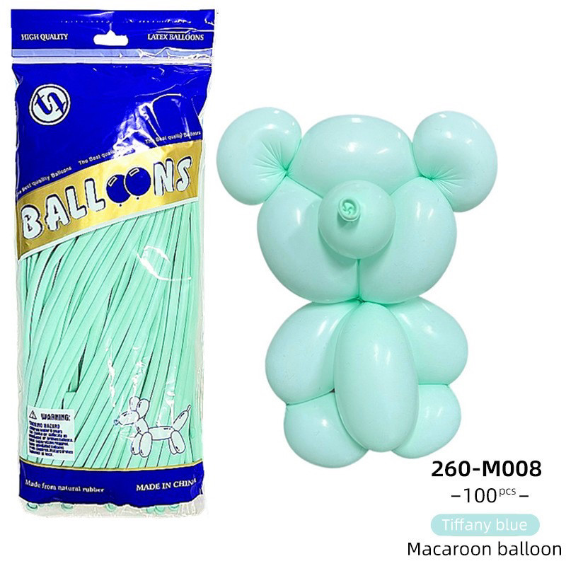 Повітряні латексні кулі ШДМ tiffany blue 100 шт.