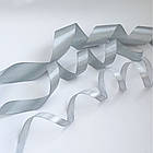 Стрічка атласна срібляста 38 мм, фото 2