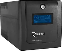 Источник бесперебойного питания Ritar RTP1000 (600W) Proxima-D, LCD, AVR, 2x12V7Ah