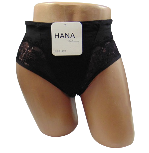 Трусики з мереживом Hana 41049 3XL чорні