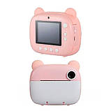 Цифровий фотоапарат дитячий 12МП HD 1080p з моментальною печаткою та термопринтером, фото 2